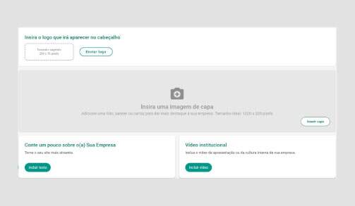 Personalize como quiser, inclua: logo, banner, redes sociais e muito mais!